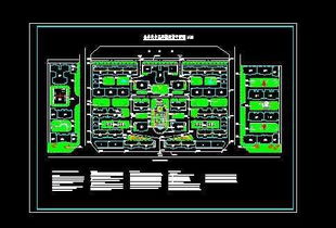 某公務(wù)員小區(qū)環(huán)境規(guī)劃設(shè)計總平面圖免費(fèi)下載 園林綠化及施工